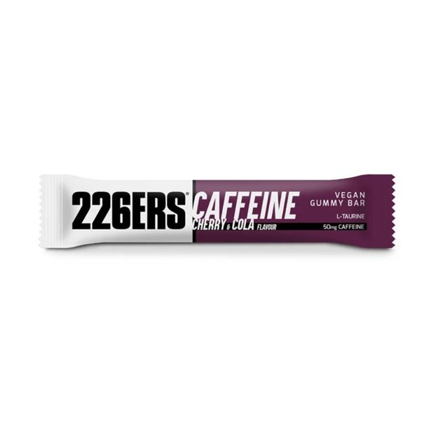 Picture of VEGAN GUMMY BAR 30G PECTINA CAFEINA CHERRY COLA